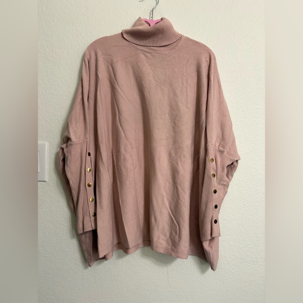 🌸Joseph A. Soft Pink Ribbed Knit Sweater🌸
